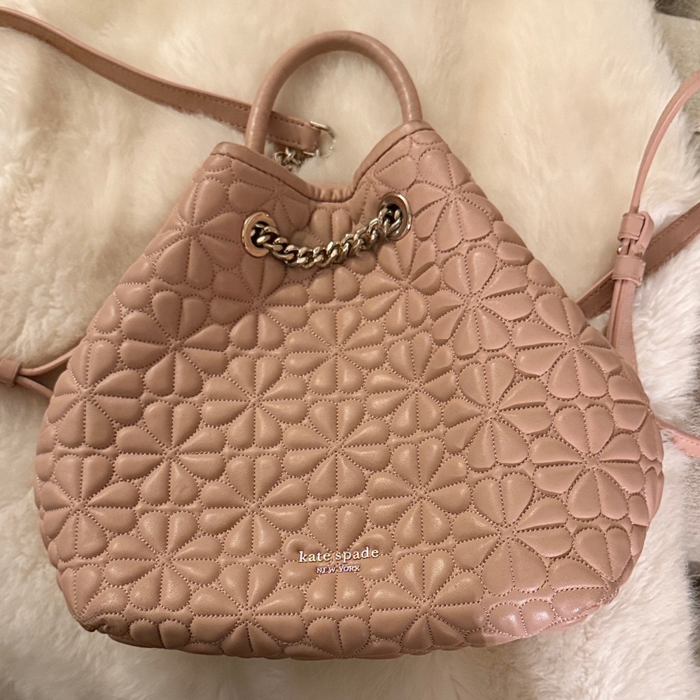 Kate Spade Blush Quilted Shoulder Bag
